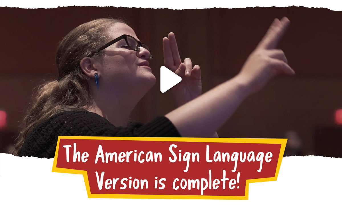 The American Sign Language Version is Complete!