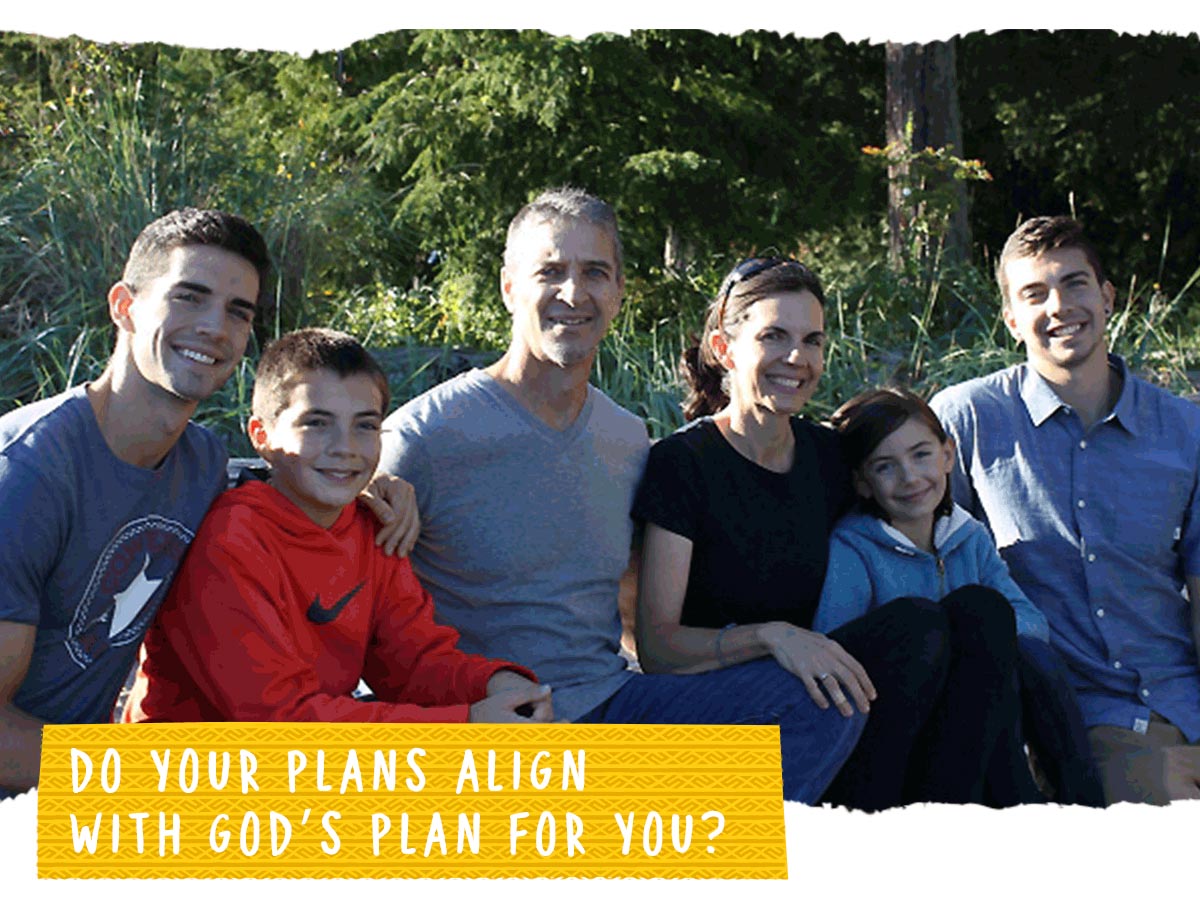 DO YOUR PLANS ALIGN WITH GOD'S PLAN FOR YOU?